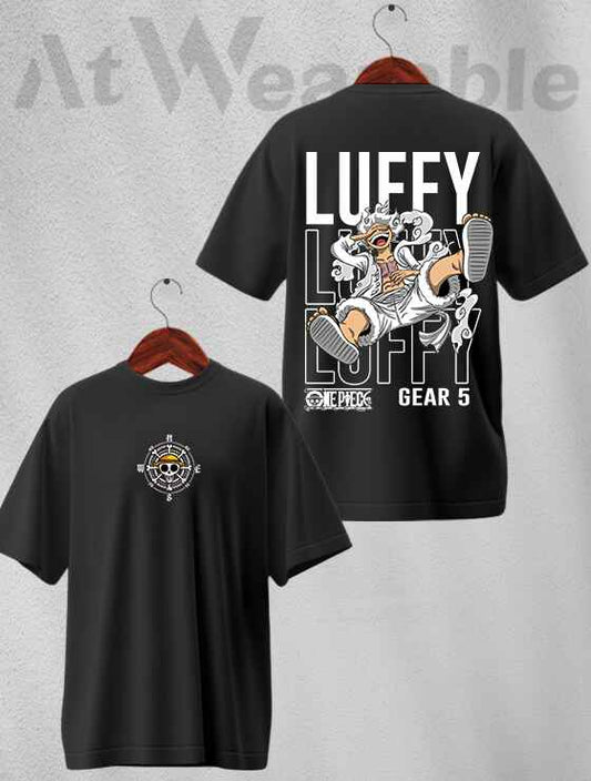 Luffy Graphic Printed Unisex Oversized T-shirt