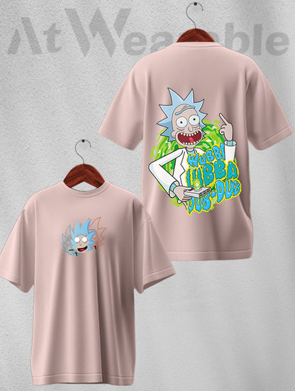 Rick n Morty Unisex Oversized T-shirt