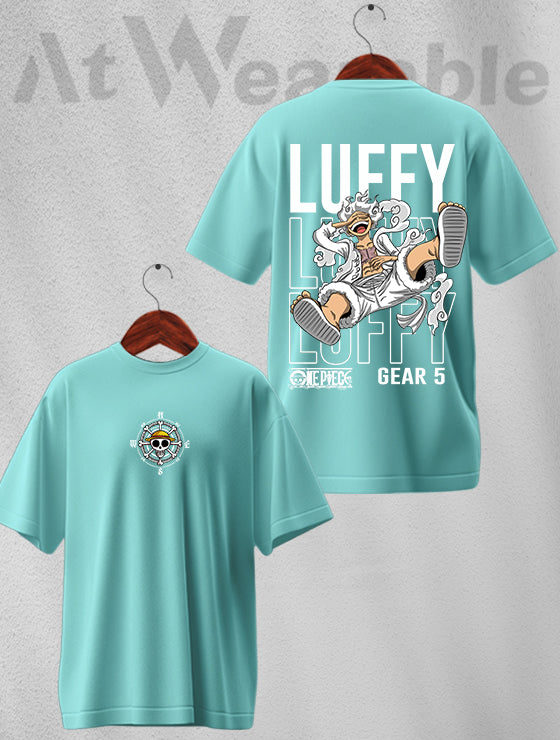 Luffy Graphic Printed Unisex Oversized T-shirt