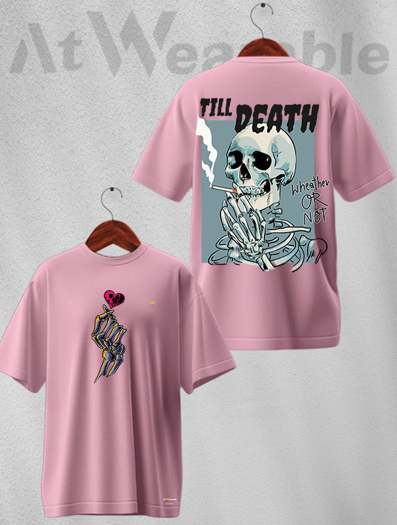 Till Death Unisex Oversized T-shirt