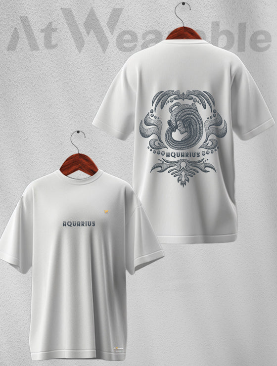 Aquarius Unisex Oversized T-shirt