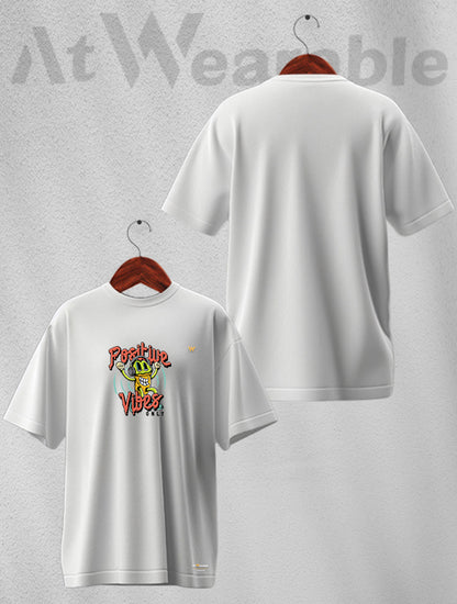 Positive Vibes Unisex Oversized T-shirt