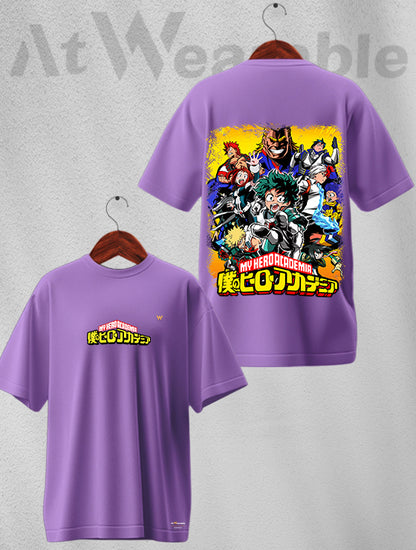 My Hero Academia Graphic Printed Unisex Oversized T-shirt
