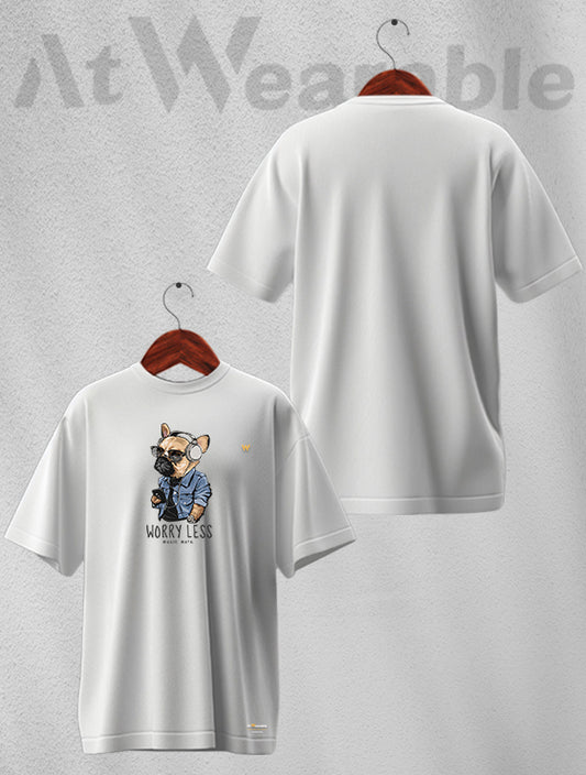 Worry Less Unisex Oversized T-shirt