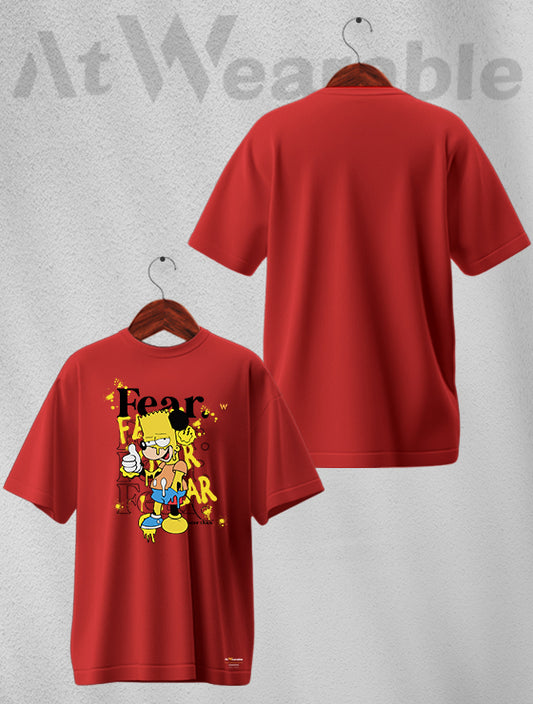 Fear Unisex Oversized T-shirt