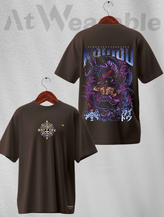 Kaidou Graphic Printed Unisex Oversized T-shirt