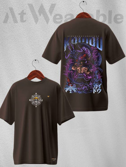 Kaidou Graphic Printed Unisex Oversized T-shirt