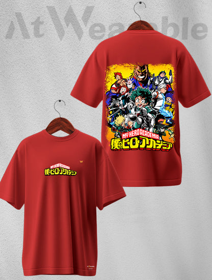 My Hero Academia Graphic Printed Unisex Oversized T-shirt