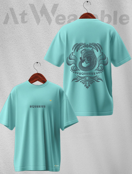 Aquarius Unisex Oversized T-shirt