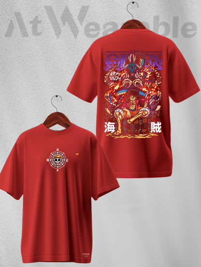 One Piece Graphic Printed Unisex Oversized T-shirt