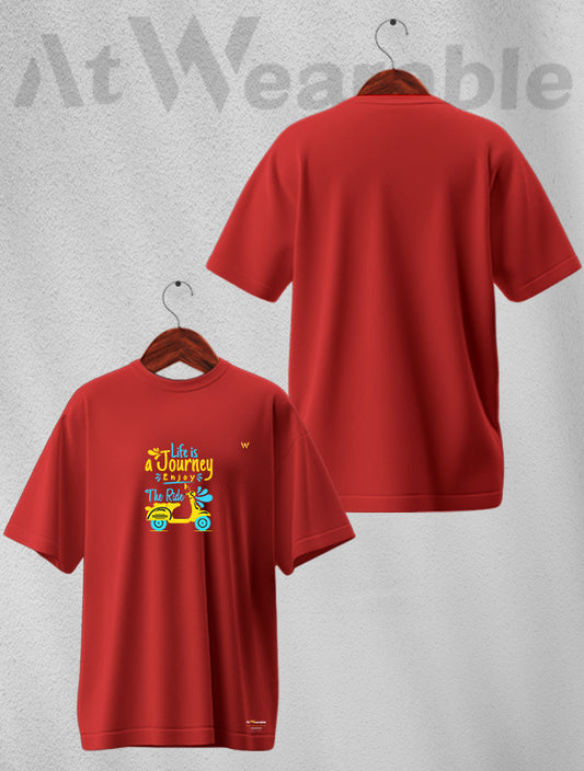 Life Is Journey Unisex Oversized T-shirt