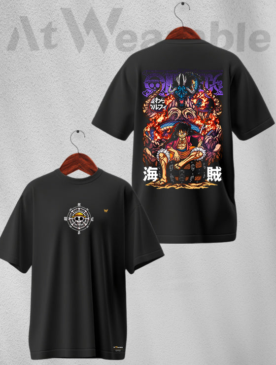 One Piece Graphic Printed Unisex Oversized T-shirt