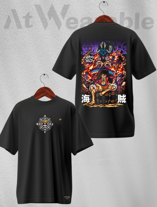 One Piece Graphic Printed Unisex Oversized T-shirt