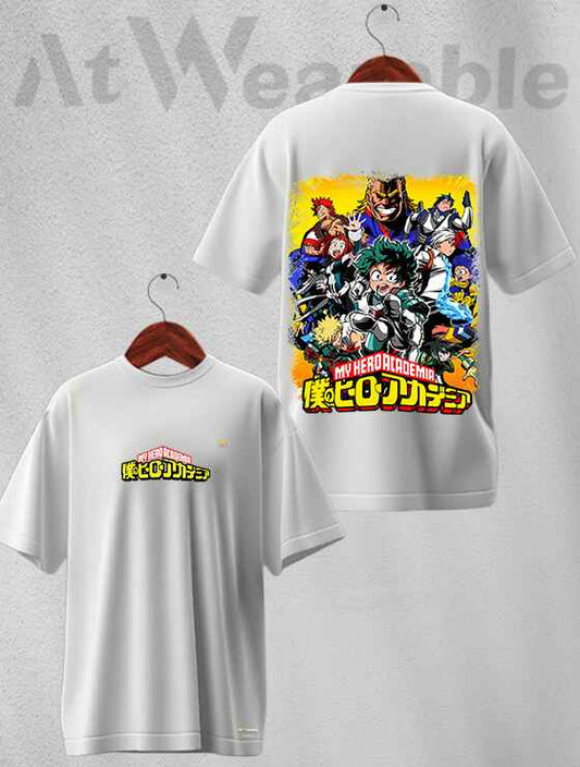 My Hero Academia Graphic Printed Unisex Oversized T-shirt