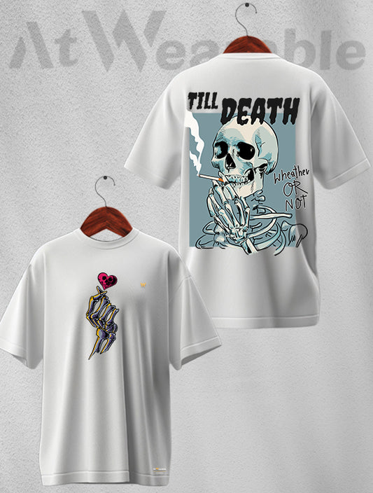 Till Death Unisex Oversized T-shirt