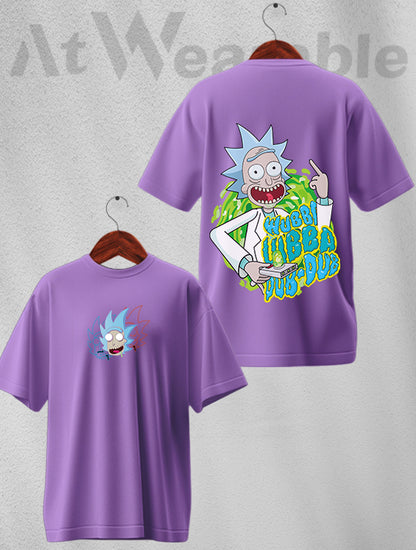 Rick n Morty Unisex Oversized T-shirt