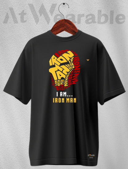 Iron Caligrama Unisex Oversized T-shirt