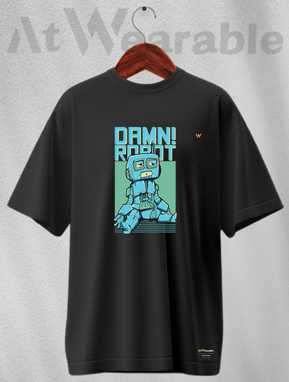 Robot Unisex Oversized T-shirt
