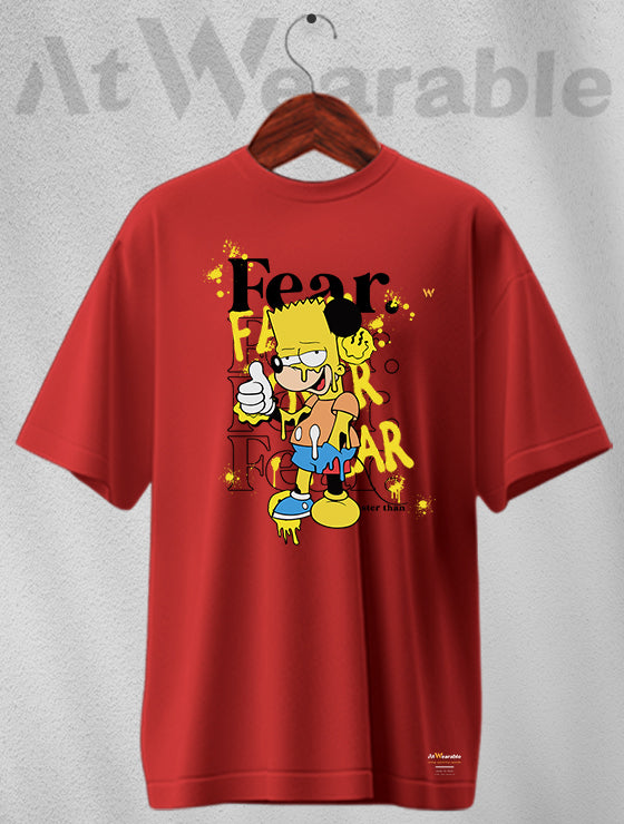 Fear Unisex Oversized T-shirt